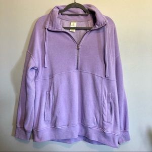 Lavender quarter zip jacket